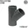 Mega Group Mega T-Stück 45° Pvc-u 20 mm Klebemuffe 16 bar