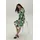 Aniston SELECTED Jerseykleid Shirtkleid Floral Grün/Schwarz/Weiß 42