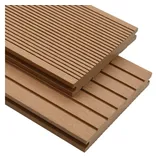 vidaXL WPC Terrassendielen mit Zubehör 30 m2 2,2 m teak