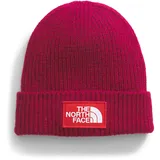 THE NORTH FACE TNF Mütze mit Logo-Box und umgeschlagenem Rand, Rote Bete/TNF-Rot, Einheitsgröße, kurz - Einheitsgröße