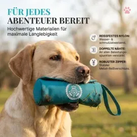 HUND IST KÖNIG Futterdummy für Hunde petrol