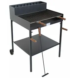 Cruccolini Fuocone Oliveto Maxi - Handgefertigter Grill aus Eisen für Holz und Kohle