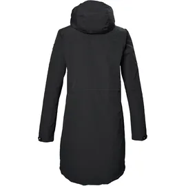 KILLTEC Parka KILLTEC "KOS 30 WMN PRK", Damen, Gr. 42, schwarz, Oberstoff: 100% Polyester, Futter: 100% Polyester (recycelt), Jacken Parka, Funktionsparka: wasser- und winddicht, atmungsaktiv, abnehmbare Kapuze