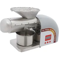 304 Edelstahl Ölpressmaschine Elektrische Ölmühle Ölgewinnungsmaschine 1800W für Erdnüsse, Walnüsse, Sonnenblumenkerne, Kerne, Pinienkerne, Kürbiskerne, Mandeln, Sonn