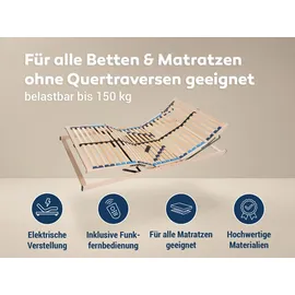 Betten-ABC Max1 Elektro mit Funkfernbedienung 140 x 220 cm