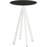 Essentials Infinity Klapptisch 70 x 70 x 109,2 cm schwarz/weiß