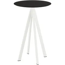 Essentials Infinity Klapptisch 70 x 70 x 109,2 cm schwarz/weiß