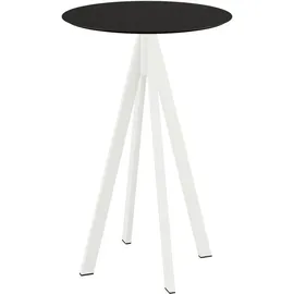 Essentials Infinity Klapptisch 70 x 70 x 109,2 cm schwarz/weiß