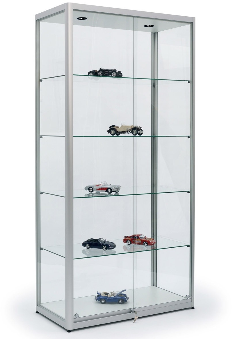 Glasvitrine für Modellautos 100 x 200 x 50 cm