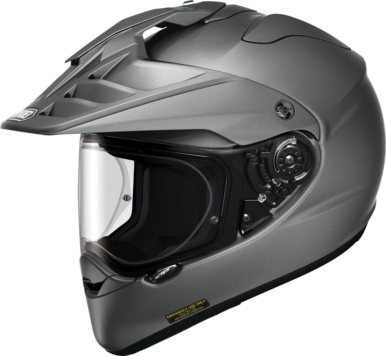 Shoei Hornet ADV, casque Cross - Gris Foncé Mat - XS