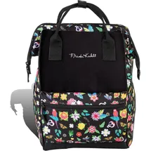 Frida Kahlo Rucksack Schwarz
