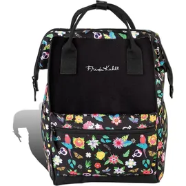 Frida Kahlo Rucksack Schwarz