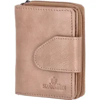 The Skandinavian Brand Leder Geldbörse Hochformat beige