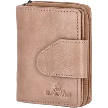 The Skandinavian Brand Leder Geldbörse Hochformat beige
