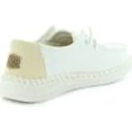 HEYDUDE Hey Dude Mokassins Schnürschuhe Damen, 32303337383132 Weiß 38 EU