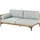 Beliani CAVEZZO Loungesofa grau/schwarz/braun