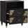 vidaXL Nachtschrank 50 x 33 x 62 cm Schwarz