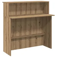 vidaXL Empfangstheke Artisan-Eiche 100x50x103,5 cm Holzwerkstoff