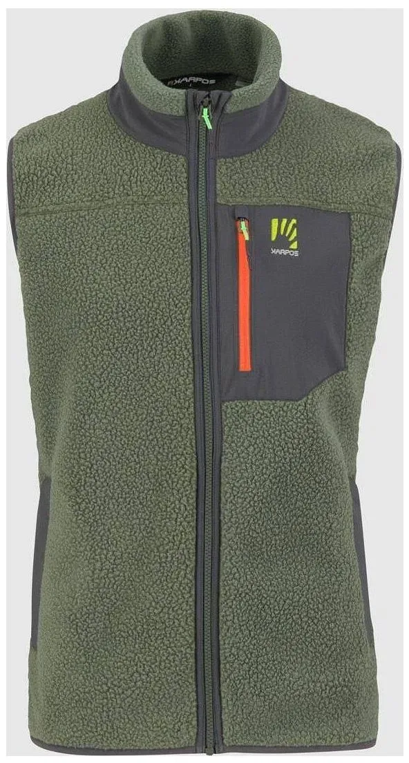 Karpos 80'S Fleece Vest thyme/black sand (024) XL