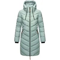 Marikoo Wintermantel "Armasa", Damen, Gr. L (40), grün (hellmint), Oberstoff: 100% Polyester, Futter: 100% Polyester, Wattierung: 100% Polyester, Ärmelfutter: 100% Polyester, tailliert ca.