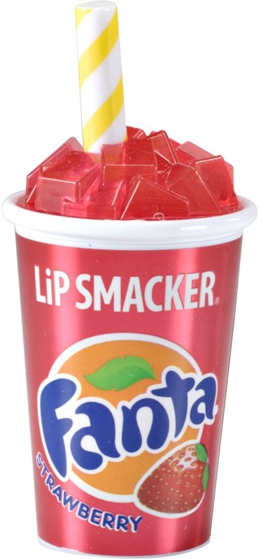 Lip Smacker Fanta Strawberry Stilvoller Lippenbalsam im Tiegel Geschmack Strawberry 7.4 g