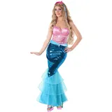 Fun Shack Damenkostüm Meerjungfrau, Nixe Kleid, Perfekt für Fasching und Karneval, Meerjungfrau-Look, XL