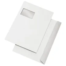 MAILmedia Briefumschläge DIN C4 mit Fenster haftklebend 500 St.