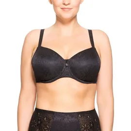 Ulla Lingerie féminine BH Alice Cup K - L mit Bügel 3826 schwarz 90L - 90L