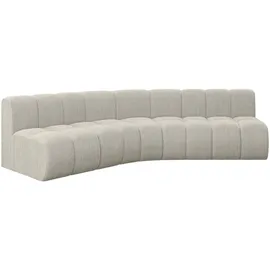 altdecor Ecksofa modulares Sofa Montra-L1 - 290x174x70 cm Creme,