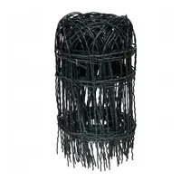 VidaXL Beetzaun Pulverbeschichtetes Eisen 25×0,4 m