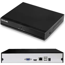 Seculink 16-Kanal 4K NVR (1080p / 3MP / 4MP / 5MP / 8MP) Ultra HD Netzwerk-Videorecorder Cloud P2P-Fernbedienung (16-CH)