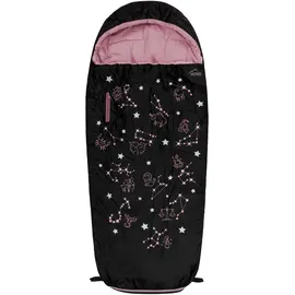 Normani Schlafsack Lavensby rosa | schwarz / weiß 89-164