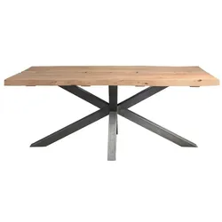 WOLFMÖBEL Esstisch Bombay 180 x 80 cm Holz Braun Akazie