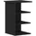 vidaXL Beistellschrank 35 x 35 x 55 cm Schwarz