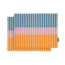 REMEMBER Tischset "Romy" - 2er-Set - 100 % Baumwolle, waschbar bis 30 °C