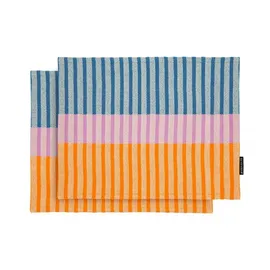 REMEMBER Tischset "Romy" - 2er-Set - 100 % Baumwolle, waschbar bis 30 °C