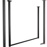 CLP Fenton Kleiderstange 80x80x7 schwarz