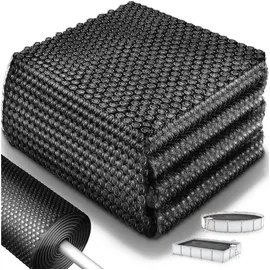 tillvex Premium Pool Solarabdeckplane schwarz Ø 549 cm