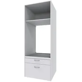 WIMEX MULTIRAUMKONZEPT Waschmaschinenschrank 70 x 185 cm Weiß Holz