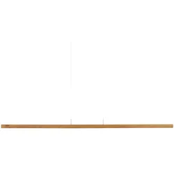 Herzblut LED-Pendelleuchte  Eiche geölt mit up & down Light `groß`   , holzfarben , Maße (cm): B: 10