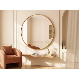 vente-unique Wandspiegel Rund 150 x 150 cm Goldfarben