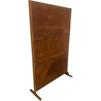 Estexo XXL Sichtschutzelement Sichtschutz Edelrost 190x120 cm Sichtschutzwand Gartendekoration Zaun Rost Metall