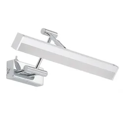 Briloner LED Bad- Spiegellampe mit Schalter verstellbar Chrom 37cm