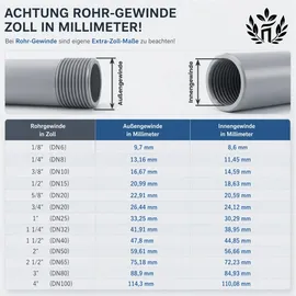 HAF Rohrverbinder 50 mm x 1 1/2" grau