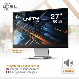 CSL All-in-One-PC Unity U27 2023 27" FHD IPS Intel Core i5-1235U 4,4 GHz 16 GB RAM 500 GB SSD Intel Iris Windows 11