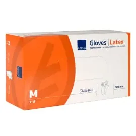 Abena LATEX-HANDSCHUHE Classic natur puderfrei M