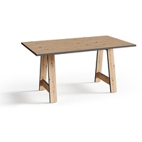 Homexperts Tisch TILL 160 x 90, H 75 cm braun 6 Sitzplätze Rechteckig