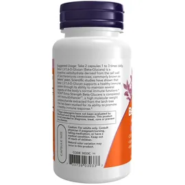 NOW Foods Beta-Glucane mit ImmunEnhancerTM Extra Strength 60