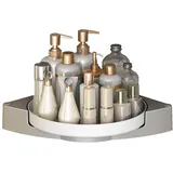 Drehbares Badezimmerregal, ohne Bohren, Wandmontage, Duschregal, Eckregal, Küche, Bad