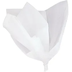 10 Bögen Seidenpapier weiß / Papier Geschenkpapier